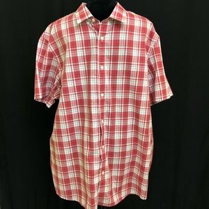 Michael Kors Men’s Shirt Red XXL Checkered New